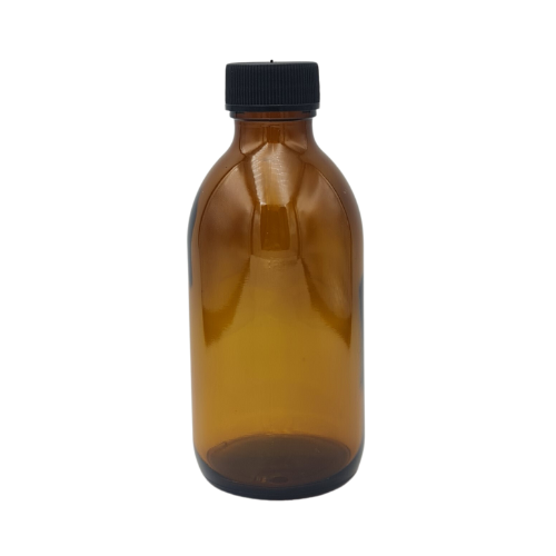 Amber Glass Generic Bottle 200ml