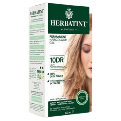 Herbatint Permanent Hair Colour Gel 10DR Light Copperish Gold