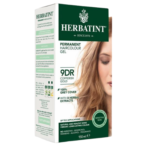 Herbatint Permanent Hair Colour Gel 9DR Copperish Gold