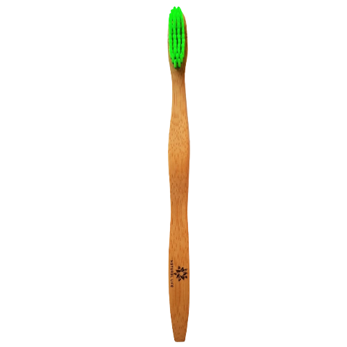 Natural Life Adult Bamboo Toothbrush Green - Soft
