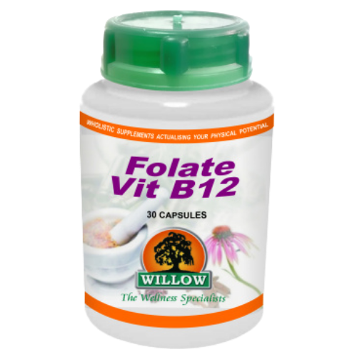 Willow Wellness Folate Vit B12 30's