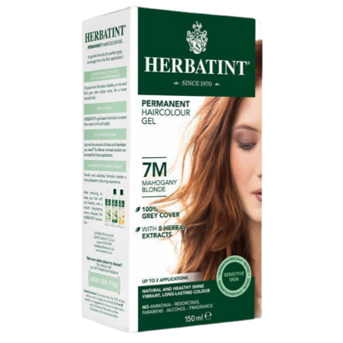Herbatint Permanent Hair Colour Gel 7M Mahogany Blonde