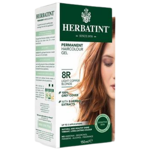 Herbatint Permanent Hair Colour Gel 8R Light Copper Blonde
