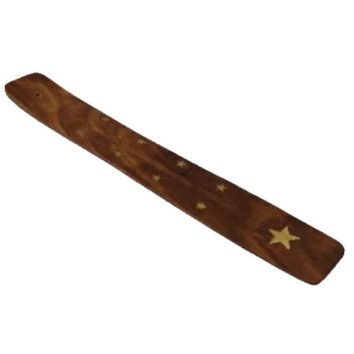 Flat Wooden Incense Holder