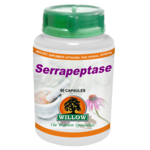 Willow Wellness Serrapeptase 11,000 SU (5mg) 60's