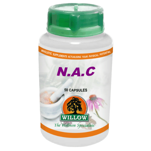 Willow Wellness N-A-C (N-Acetyl-L-Cysteine) 50's