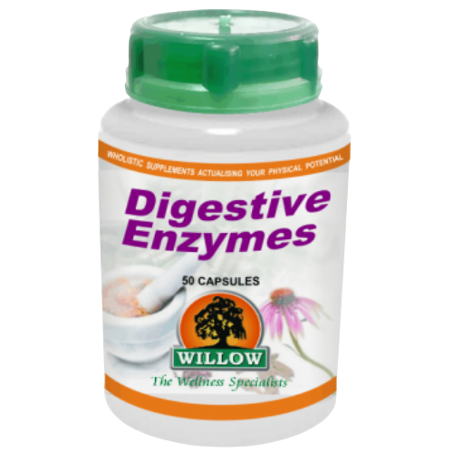 Willow Wellness Digestive Enzymes (with Betaine HCL) 50's