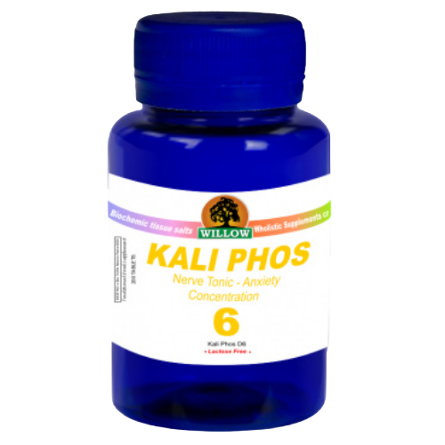 Willow Wellness Kali Phos Tissue Salt No.6 - Nerve Tonic 200's