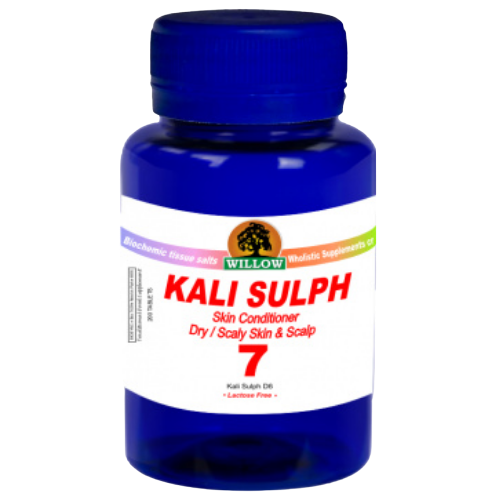 Willow Wellness Kali Sulph Tissue Salt No.7 - Skin Conditions 200's