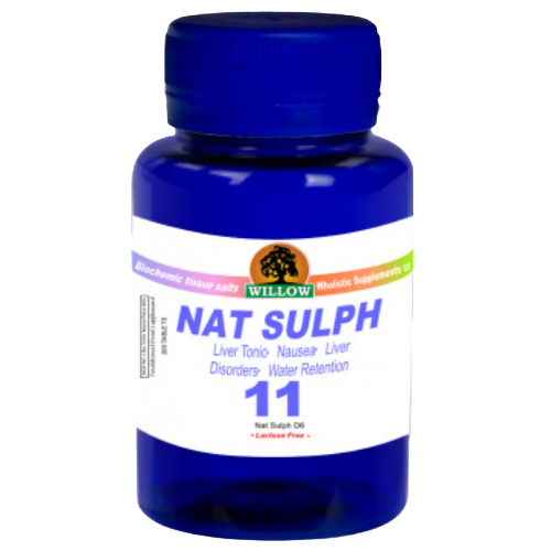 Willow Wellness Nat Sulph Tissue Salt No.11 - Liver Tonic 200's