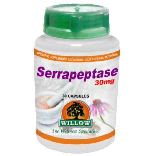 Willow Wellness Serrapeptase 66,000 SU (30mg) 30's