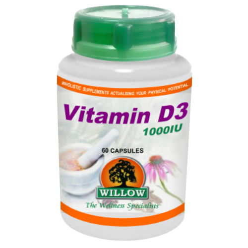 Willow Wellness Vitamin D3 1000IU 60's